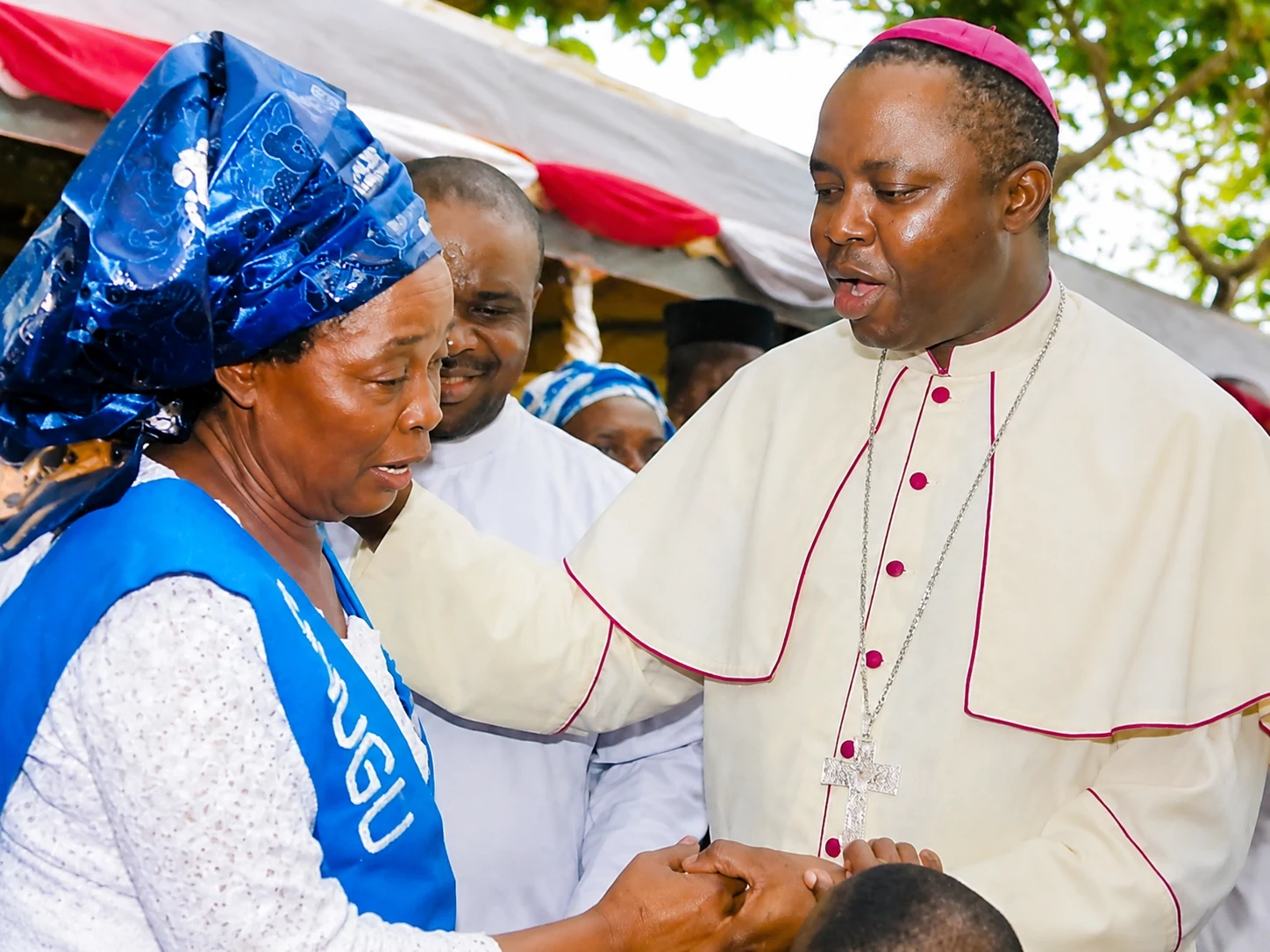 With His Lordship Most Rev. Callistus Valentine Onaga