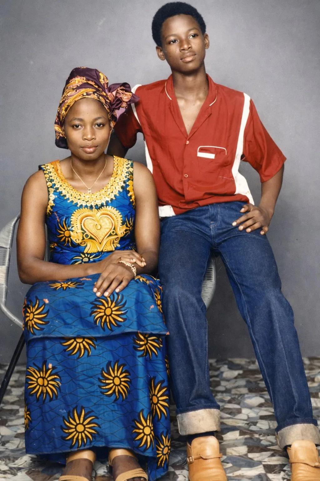 Margaret with first son Ben on his secondary-school graduation, 1980