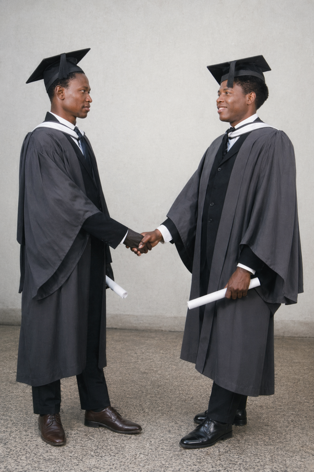 A son's graduation, decades on