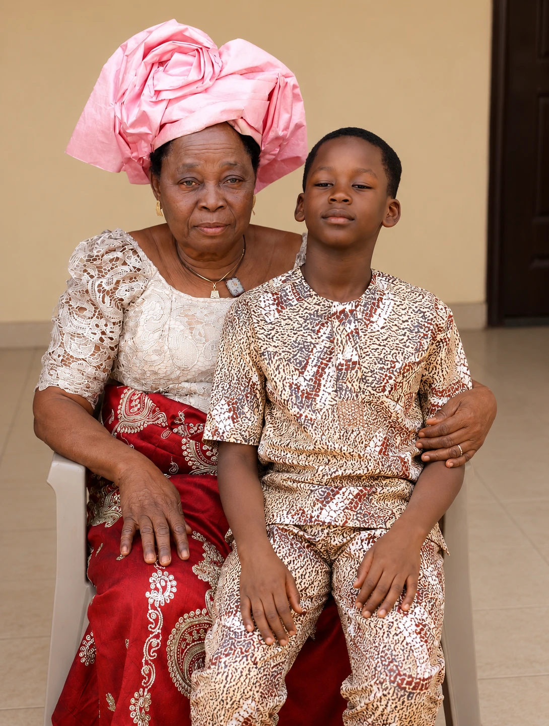 Buchi Nwomeh with Margaret Nwomeh