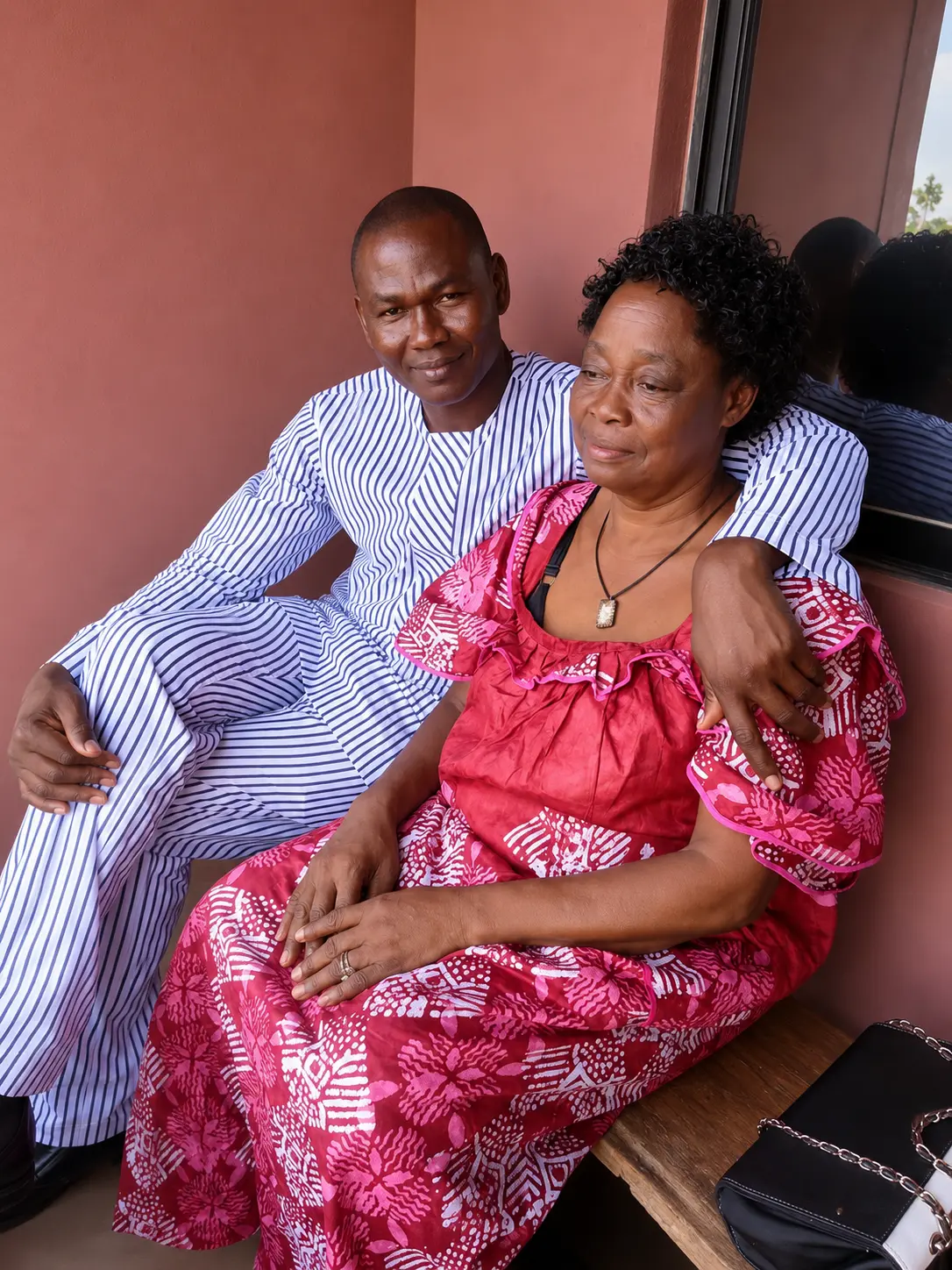 Dan Nwomeh with Margaret Nwomeh