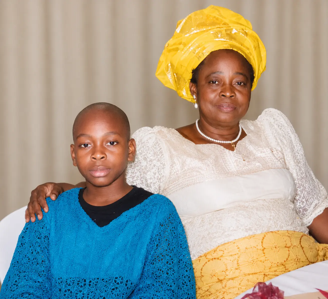 Chief Joe Chukwu Sr, Margaret Nwomeh and family
