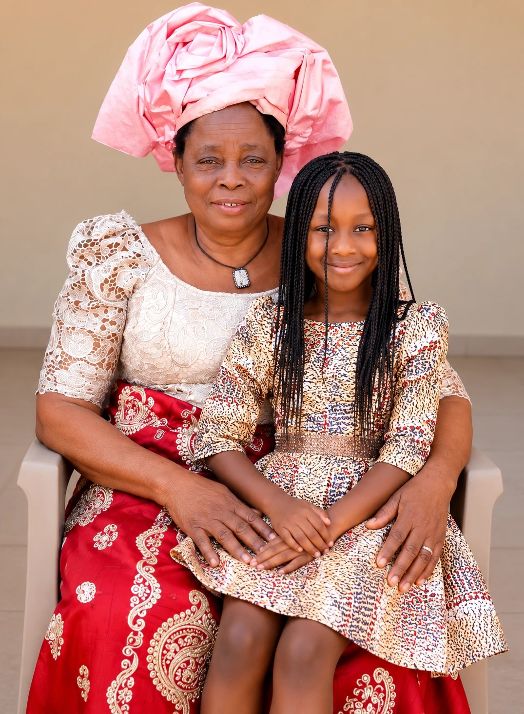 Kachi with Margaret Nwomeh